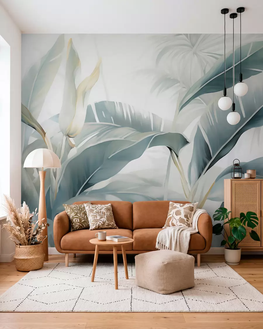 Fototapetai Ilgi bananų lapai w05775