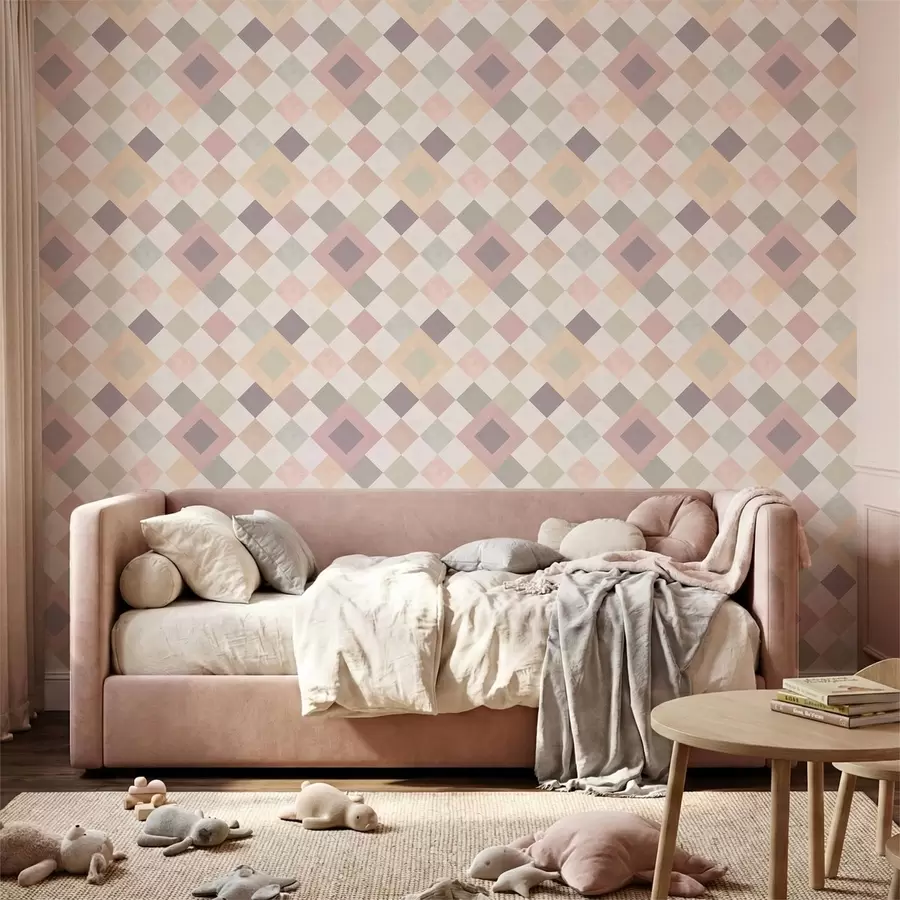 Fototapetai Pasteliniai deimantai šiltų atspalvių a01247
