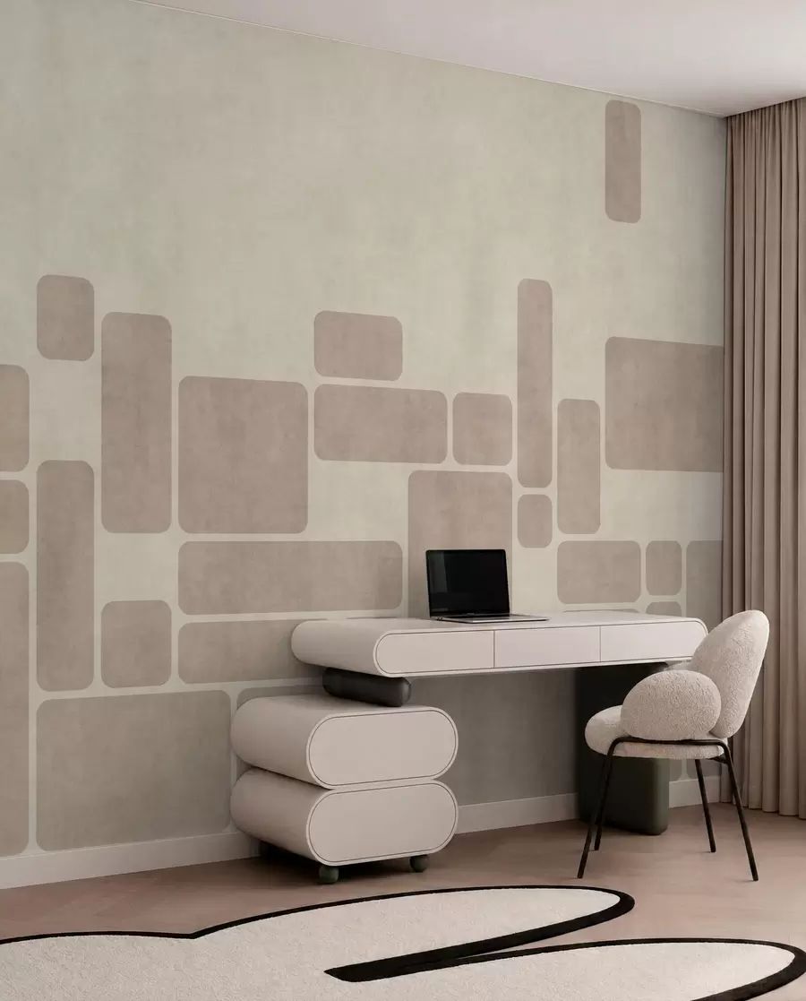 Fototapetai Geometrija smėlio spalvos w05141
