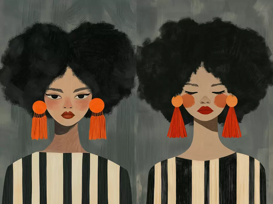Fototapetai Afro merginos m30882