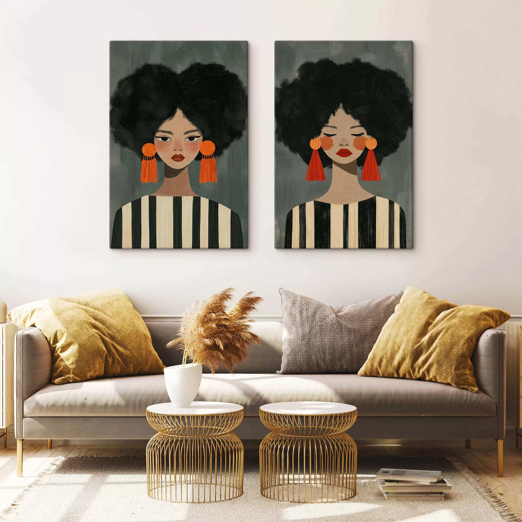 Paveikslėlis Afro merginos m30882