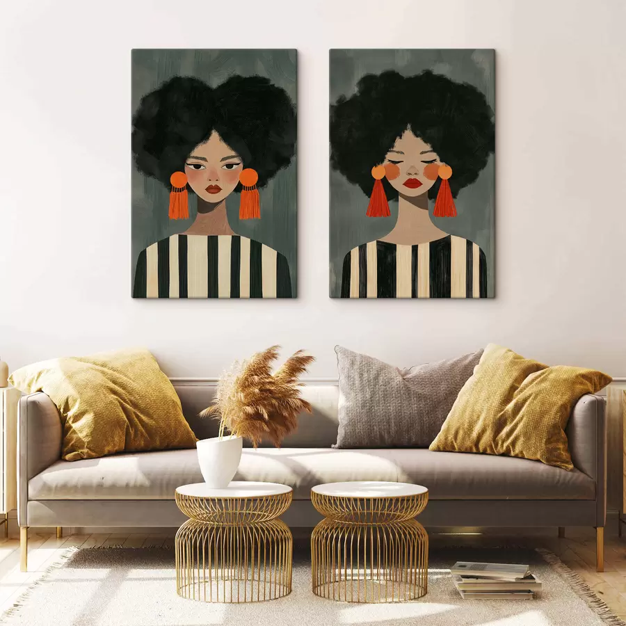 Fototapetai Afro merginos m30882