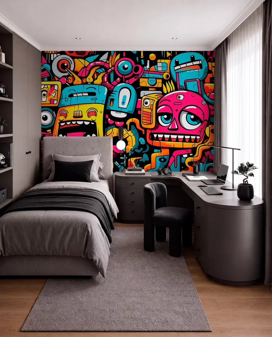 Fototapetai Graffiti w05762