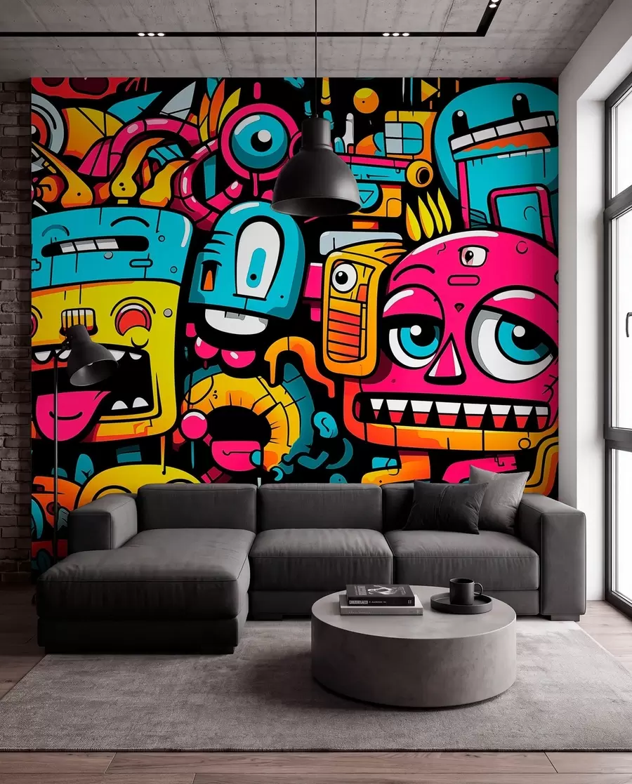 Fototapetai Graffiti w05762