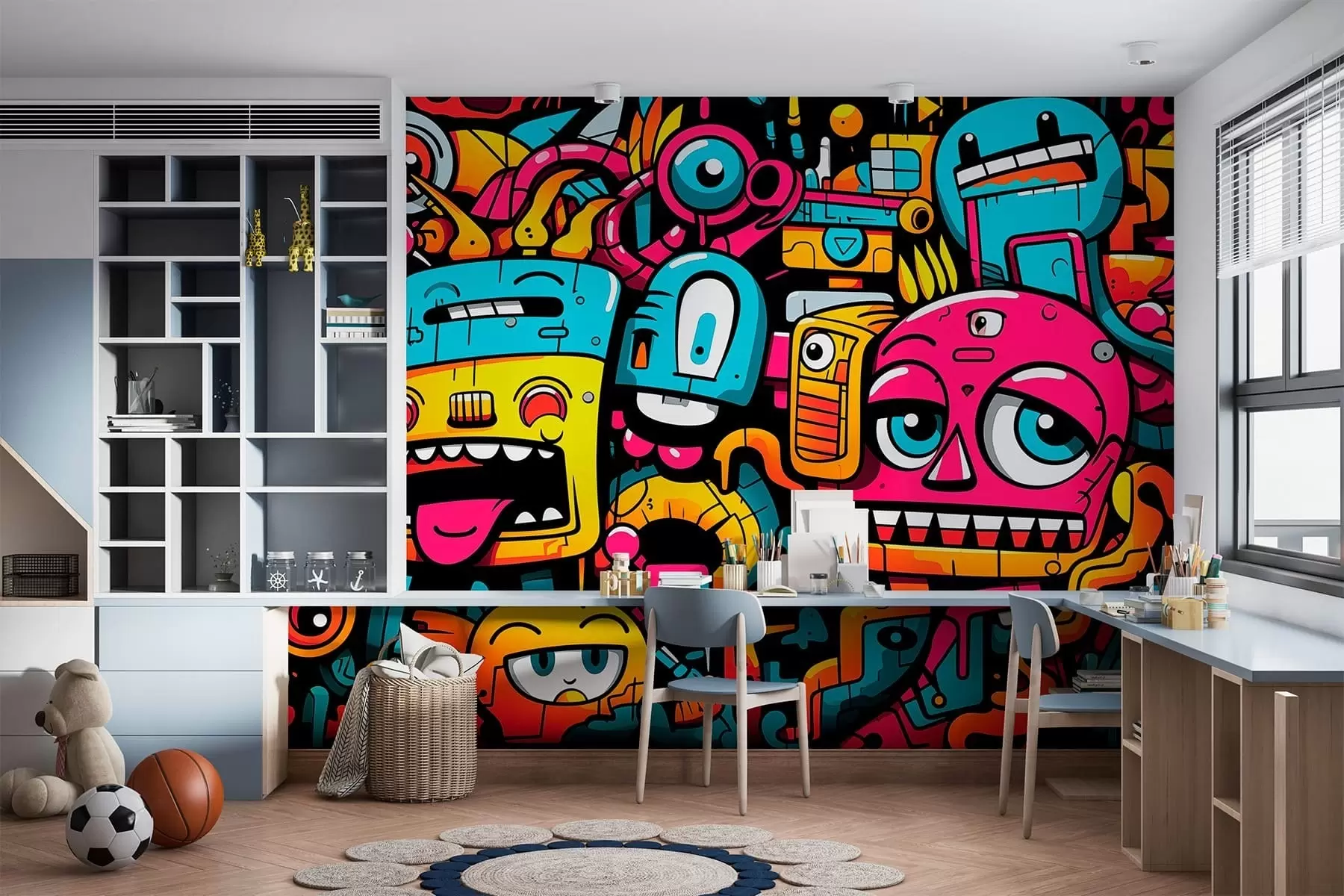 Fototapetai Graffiti w05762