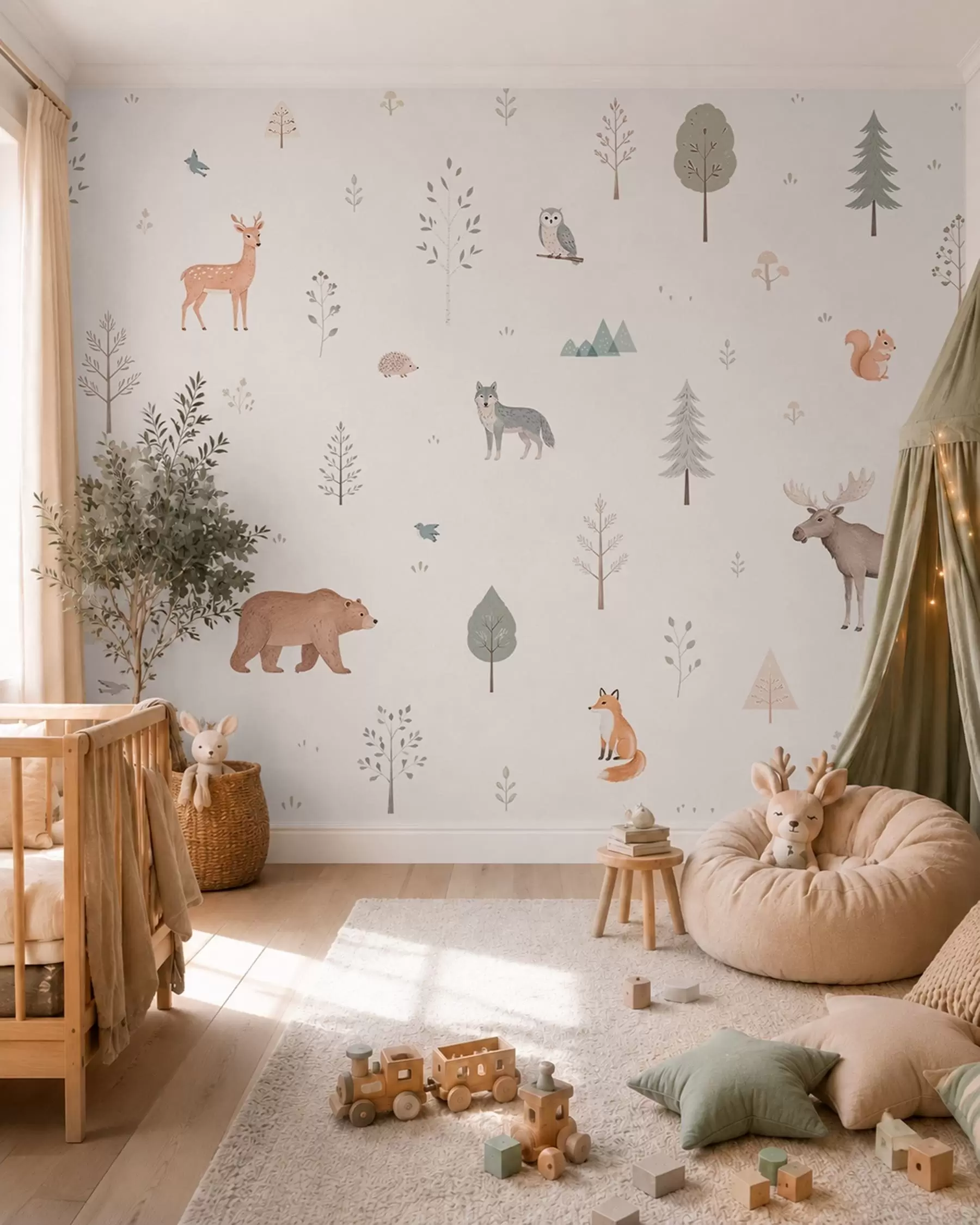 Fototapetai Miško miniatiūros w05864