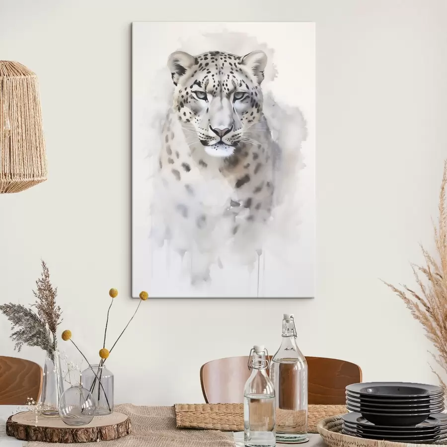 Paveikslėlis Leopardo portretas, tapybos imitacija s50412