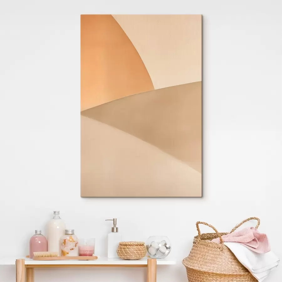 Paveikslėlis Švelni smėlio spalvos geometrija s50396