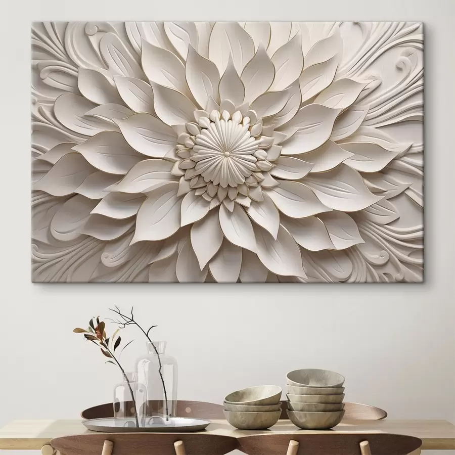 Paveikslėlis „Pearl Dahlia“ reljefas s50402