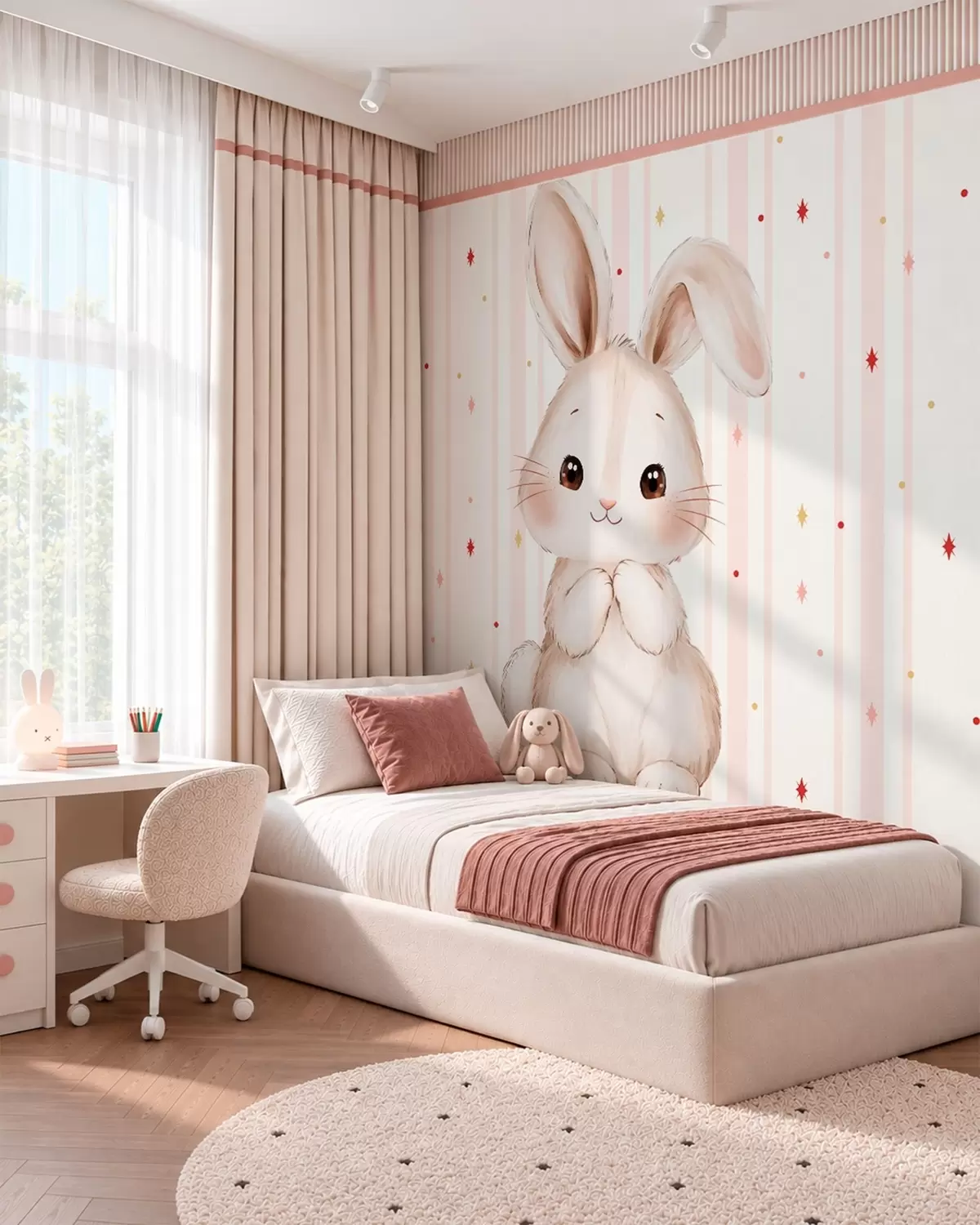 Fototapetai Kiškutis po žvaigždėmis w05920