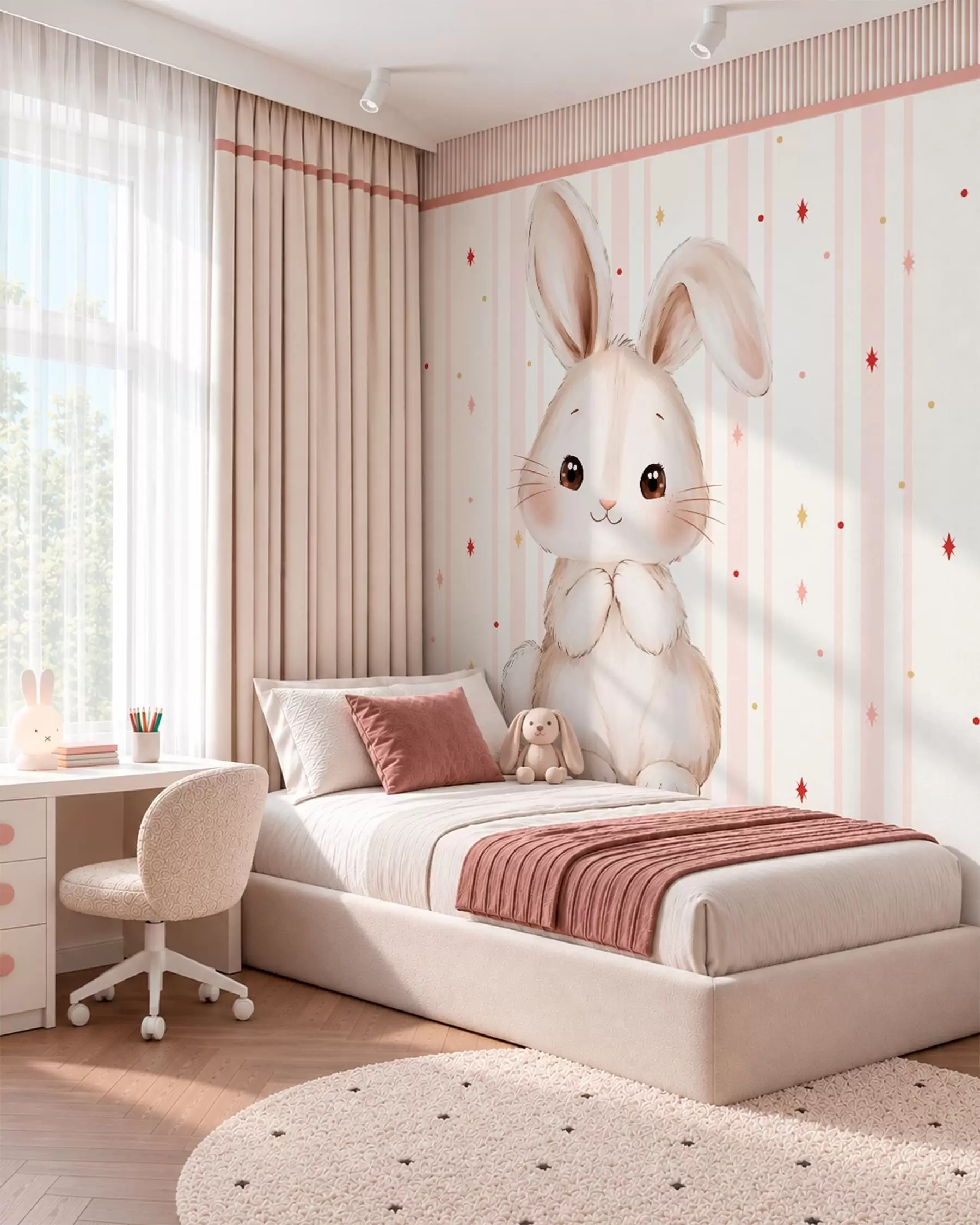 Fototapetai Kiškutis po žvaigždėmis w05920