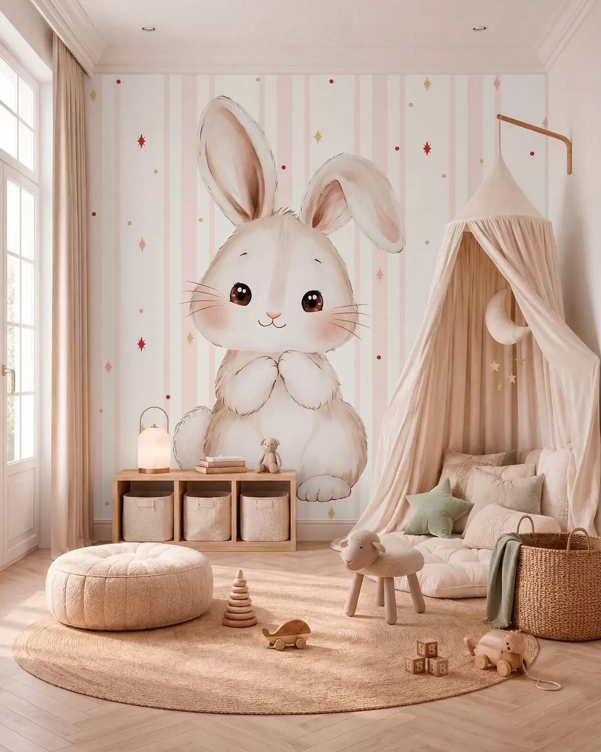 Fototapetai Kiškutis po žvaigždėmis w05920