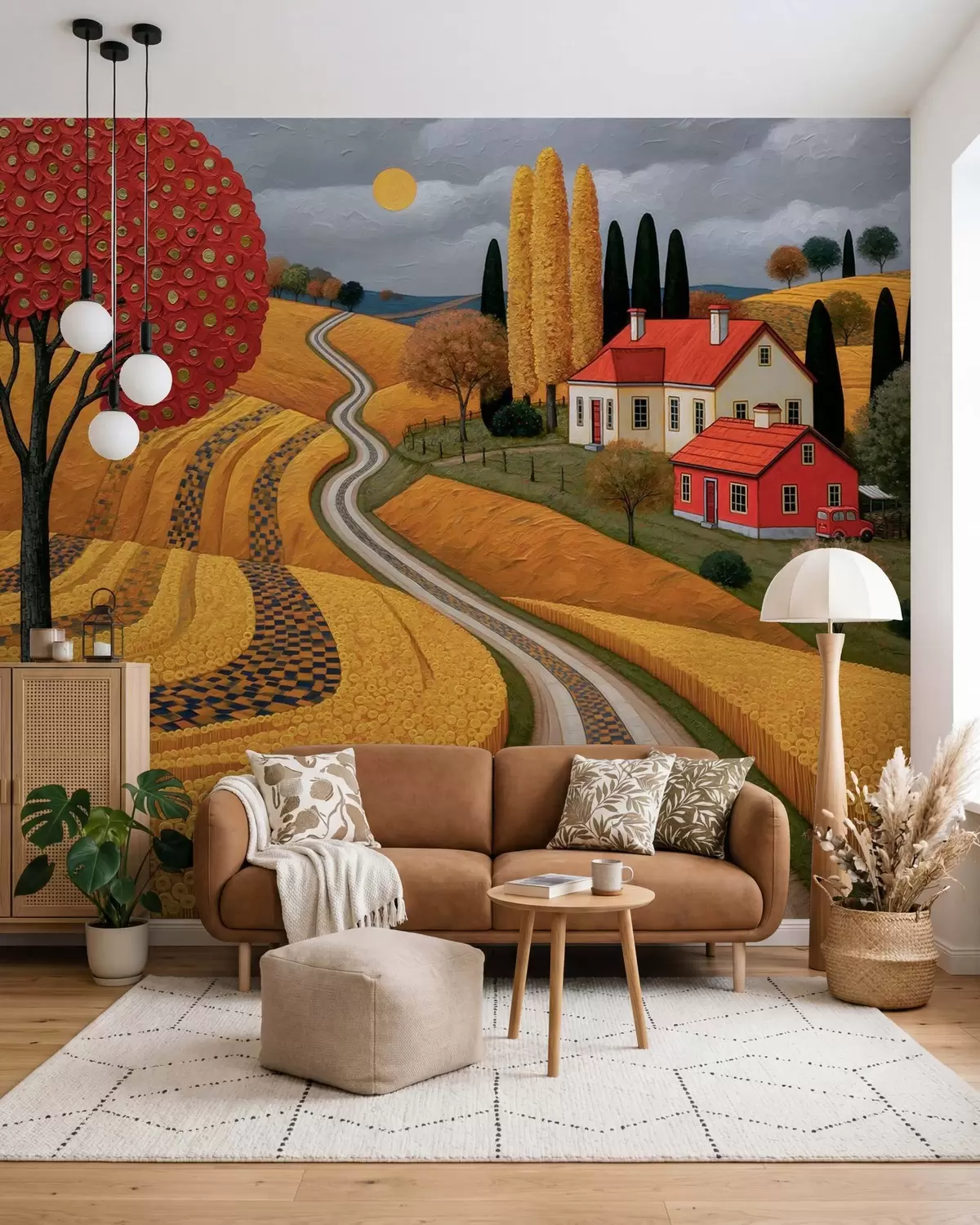 Fototapetai Rudens kaimas w10049