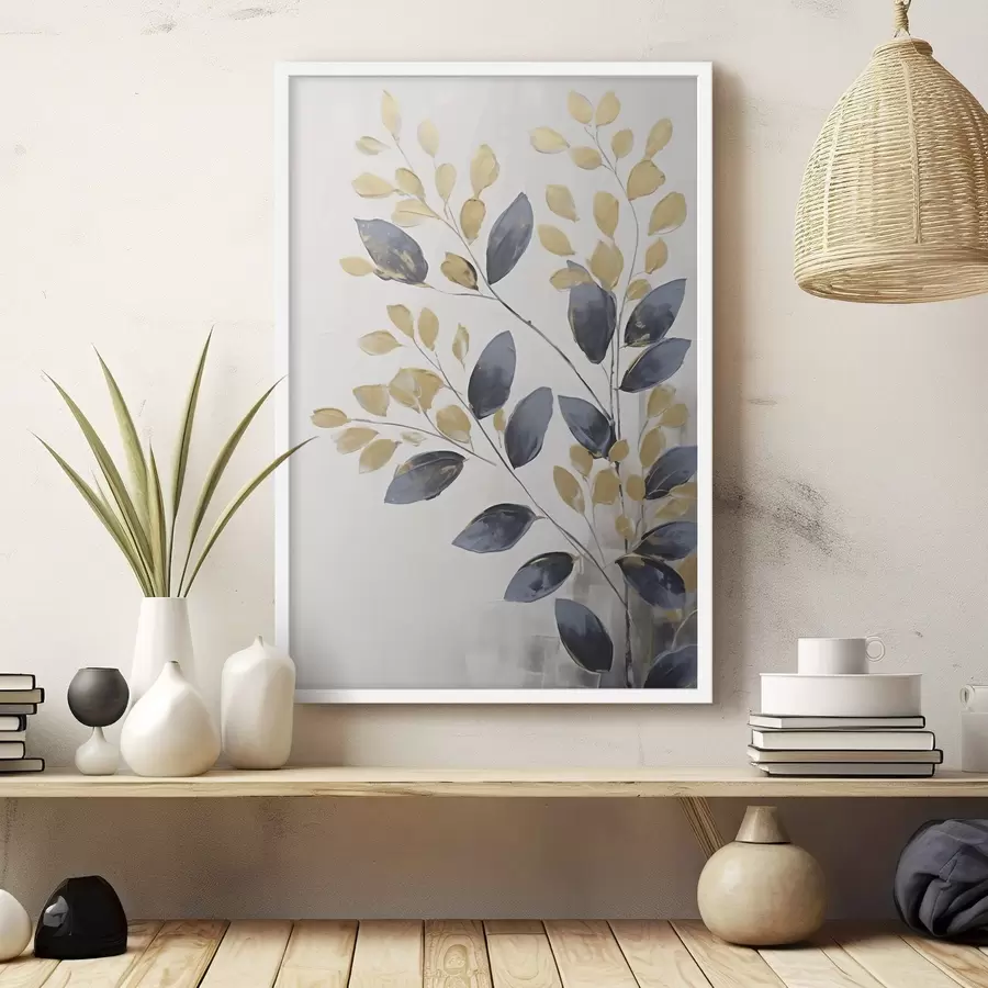 Fototapetai Dekoratyvinės šakelės, imituojantis paveikslas f50841