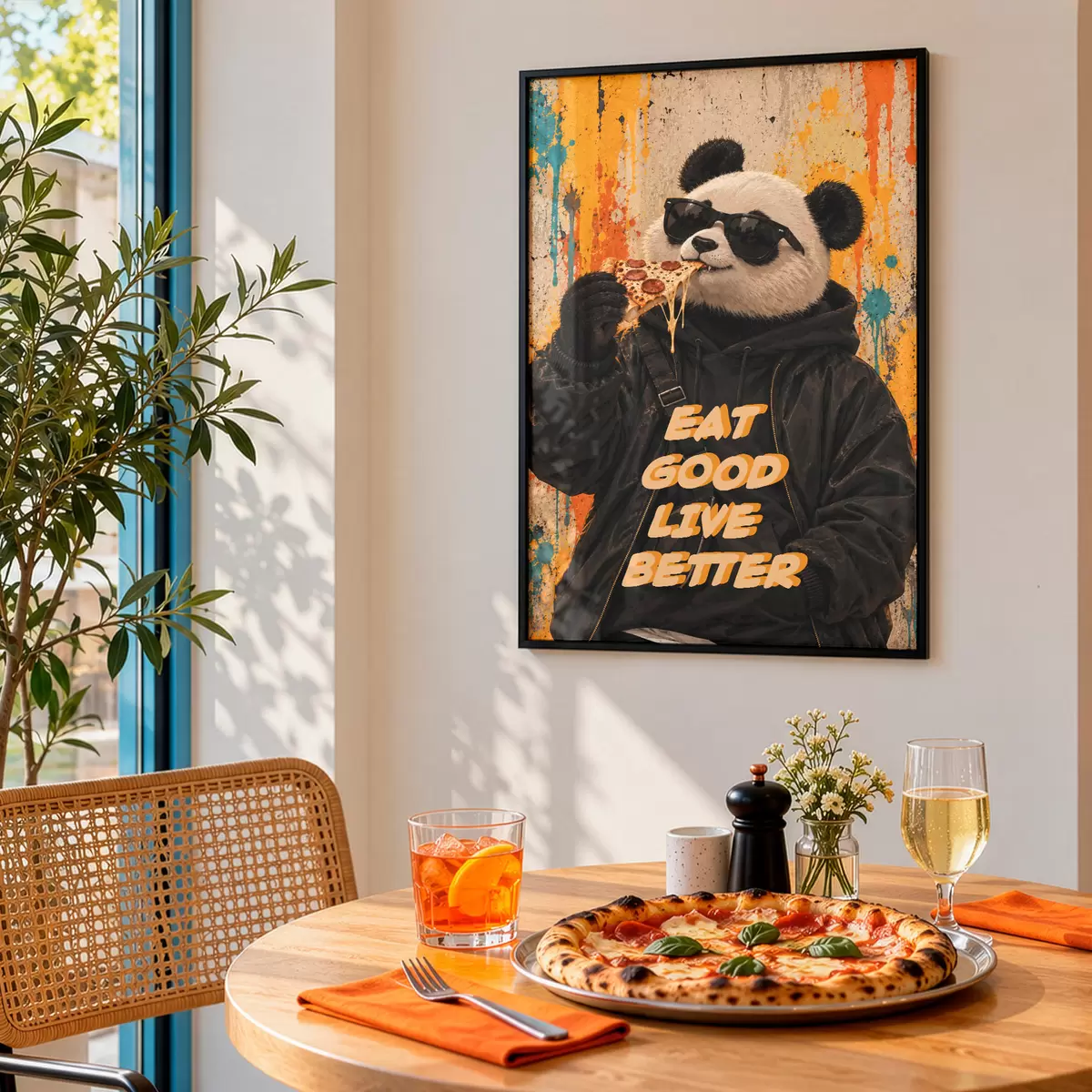 Plakatas Valgyk sveikai, gyvenk geriau f50648