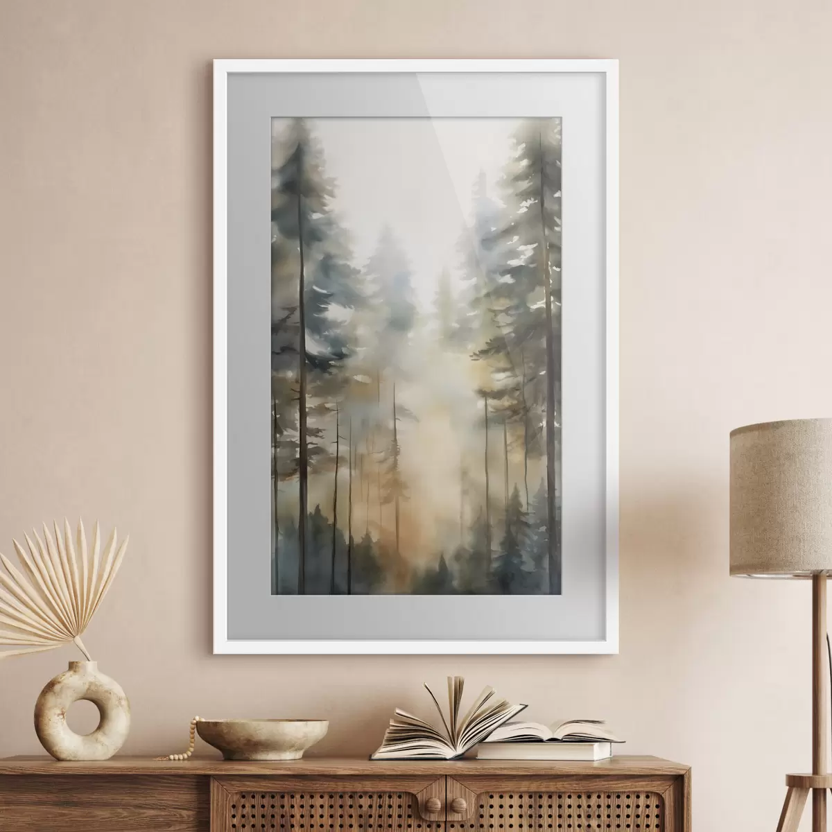 Plakatas Saulė tarp pušų f50948