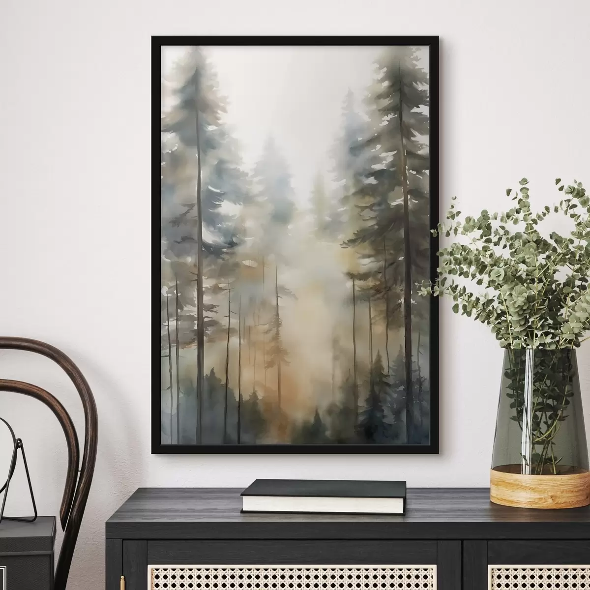 Plakatas Saulė tarp pušų f50948