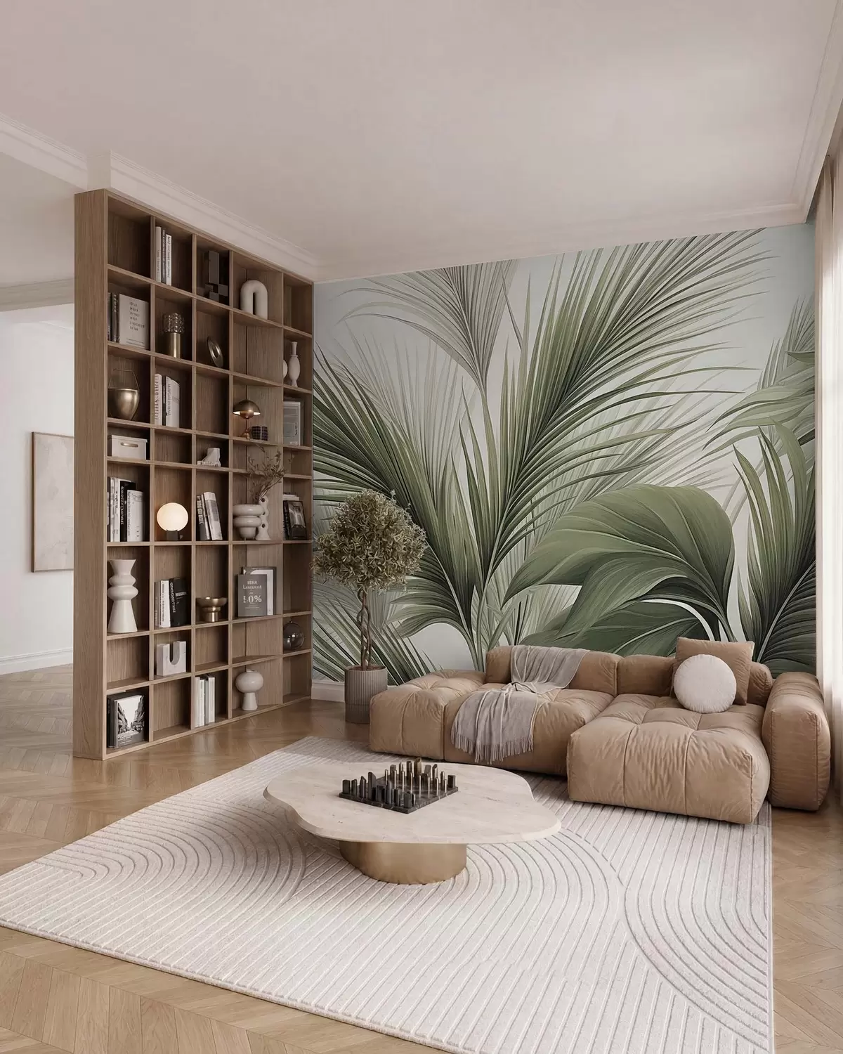Fototapetai Palmė žalios spalvos w09986