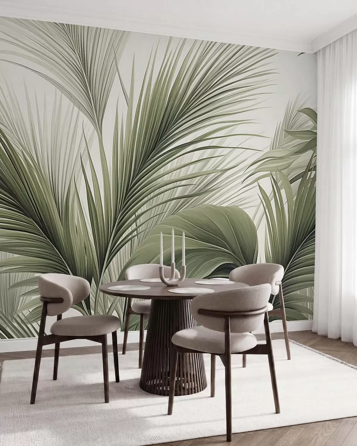 Fototapetai Palmė žalios spalvos w09986