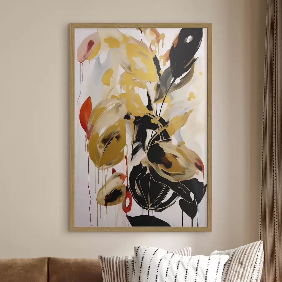 Fototapetai Chaotiška abstrakcija, tapybos imitacija f50984