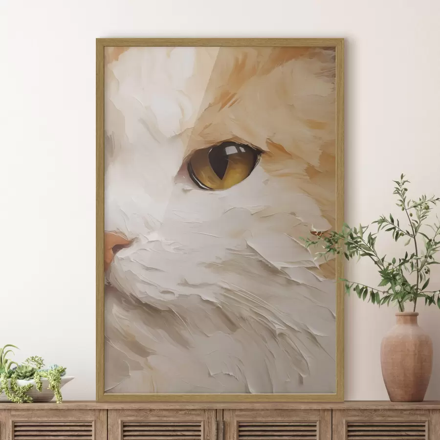 Fototapetai Katė, tapybos imitacija f50988
