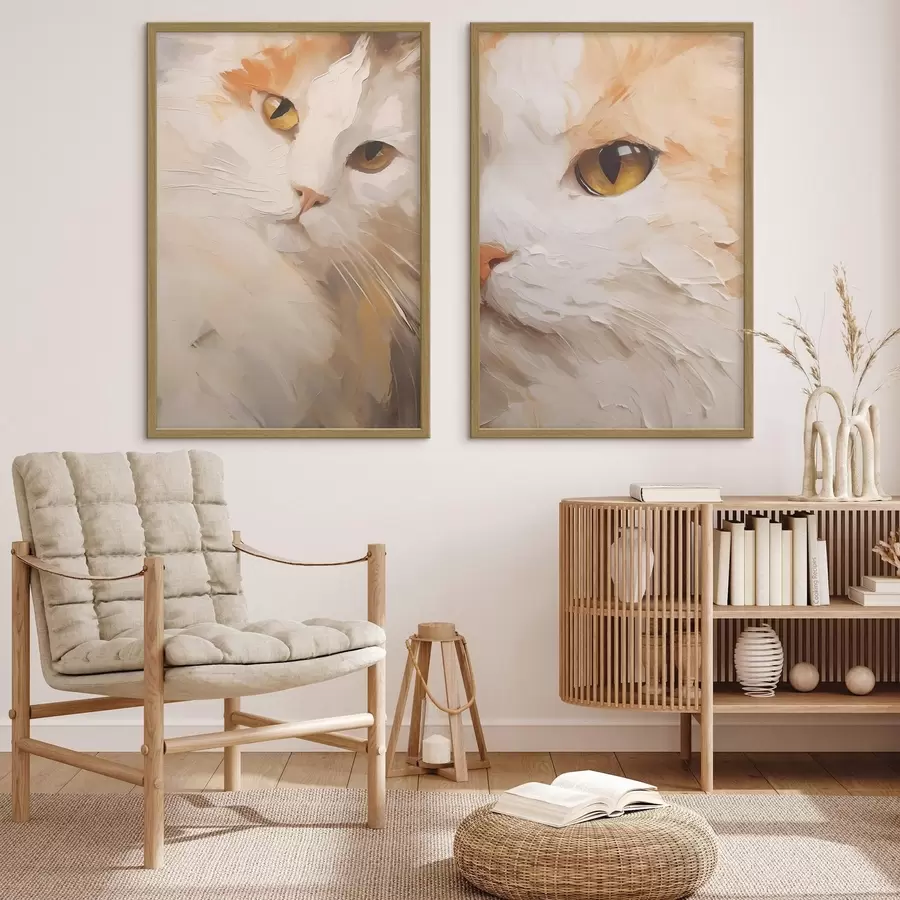 Fototapetai Katė, tapybos imitacija d31063