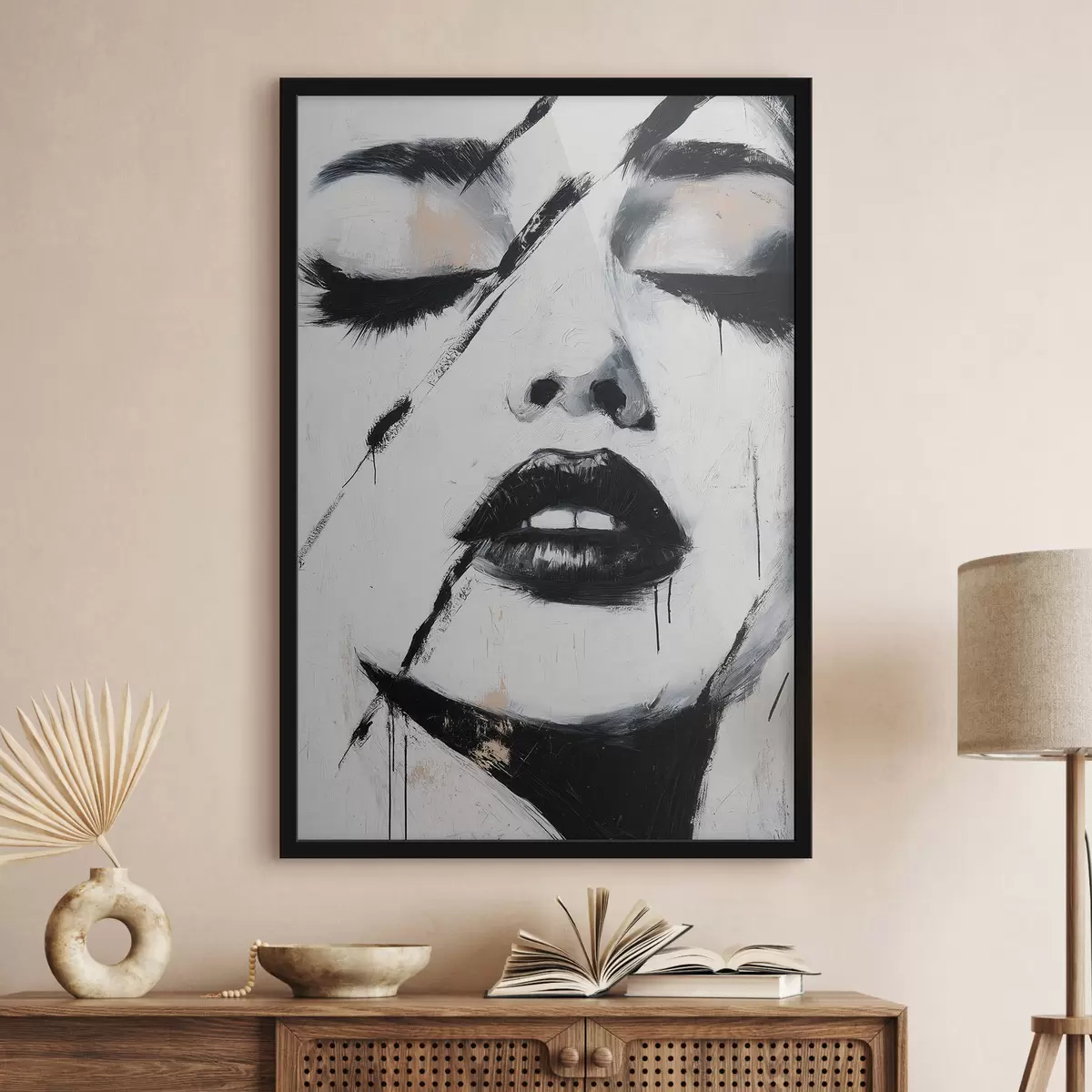 Plakatas Abstraktus portretas f50999