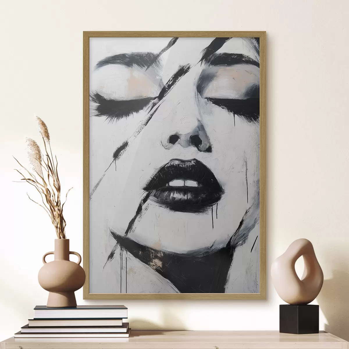 Plakatas Abstraktus portretas f50999