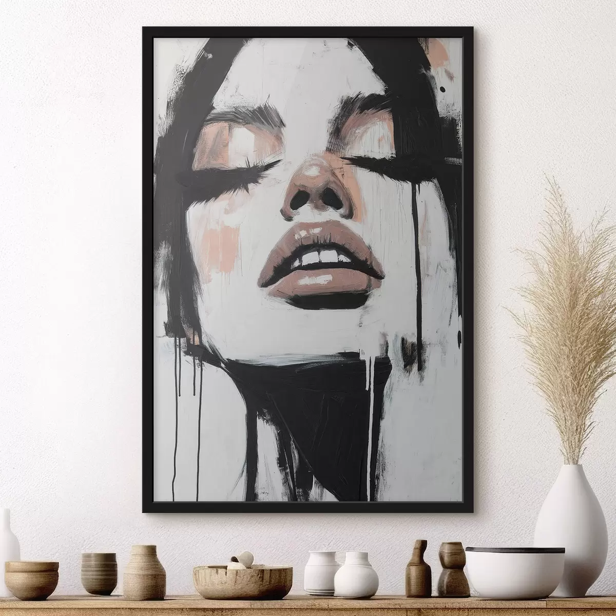 Plakatas Abstraktus portretas f51000