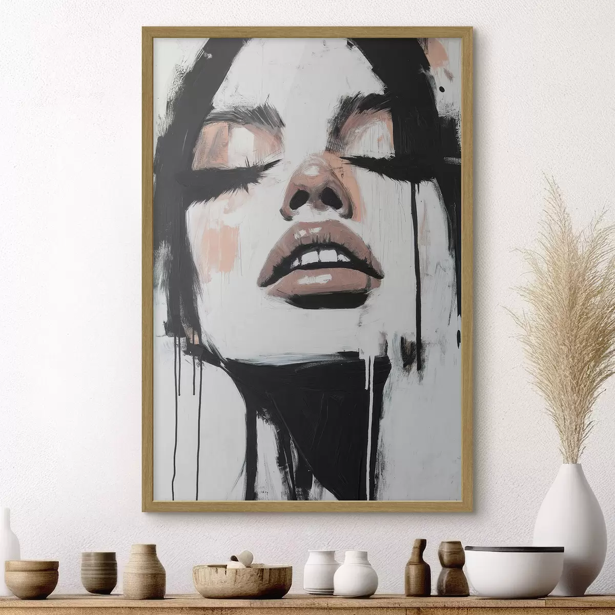 Plakatas Abstraktus portretas f51000