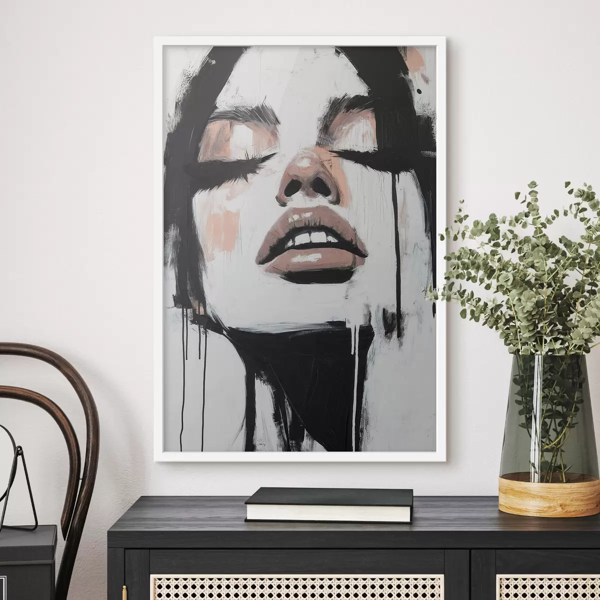 Plakatas Abstraktus portretas f51000