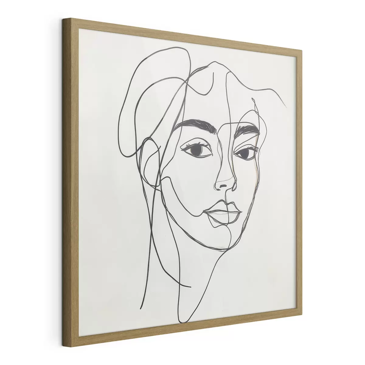 Plakatas Linijinis veido portretas f51001