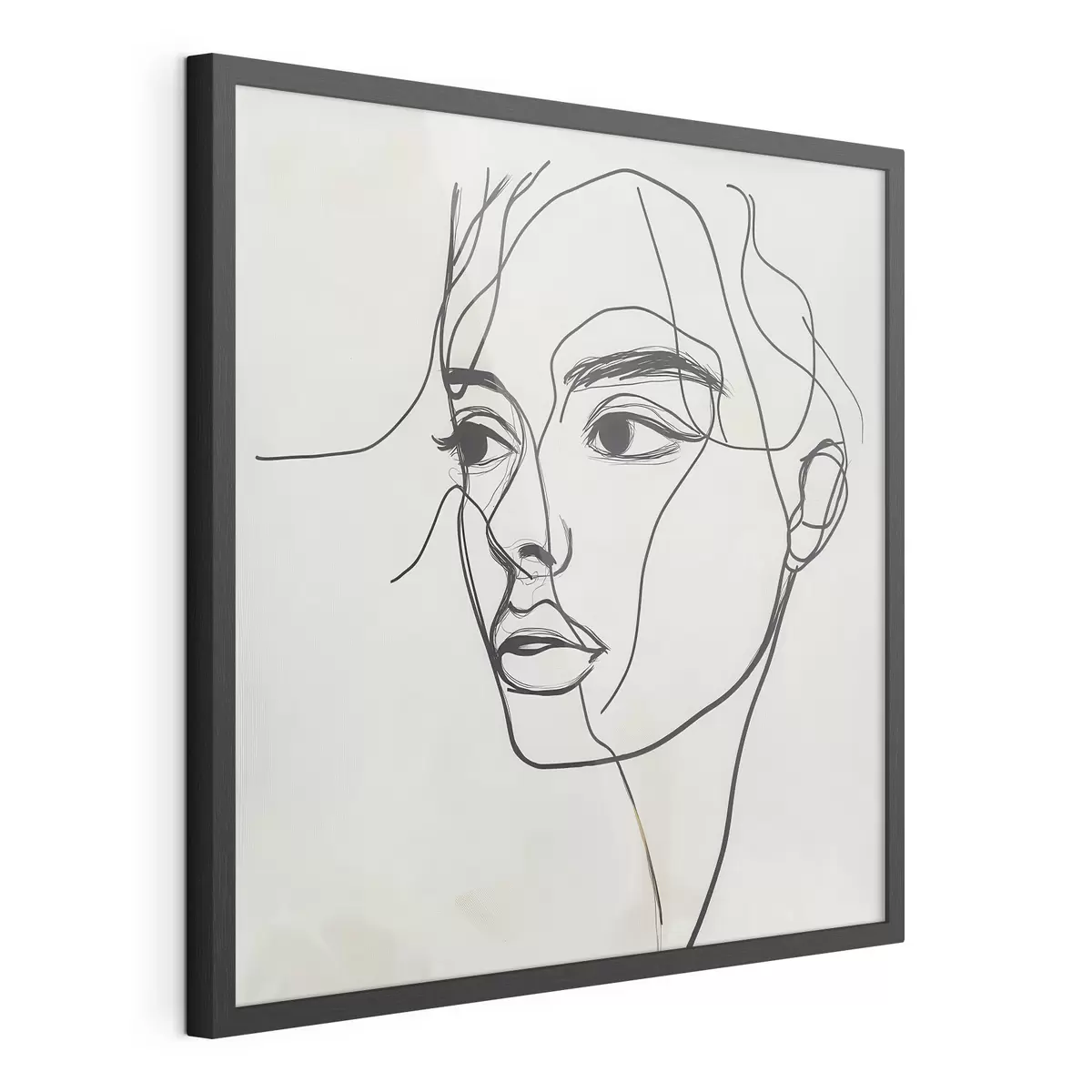 Plakatas Linijinis veido portretas f51002