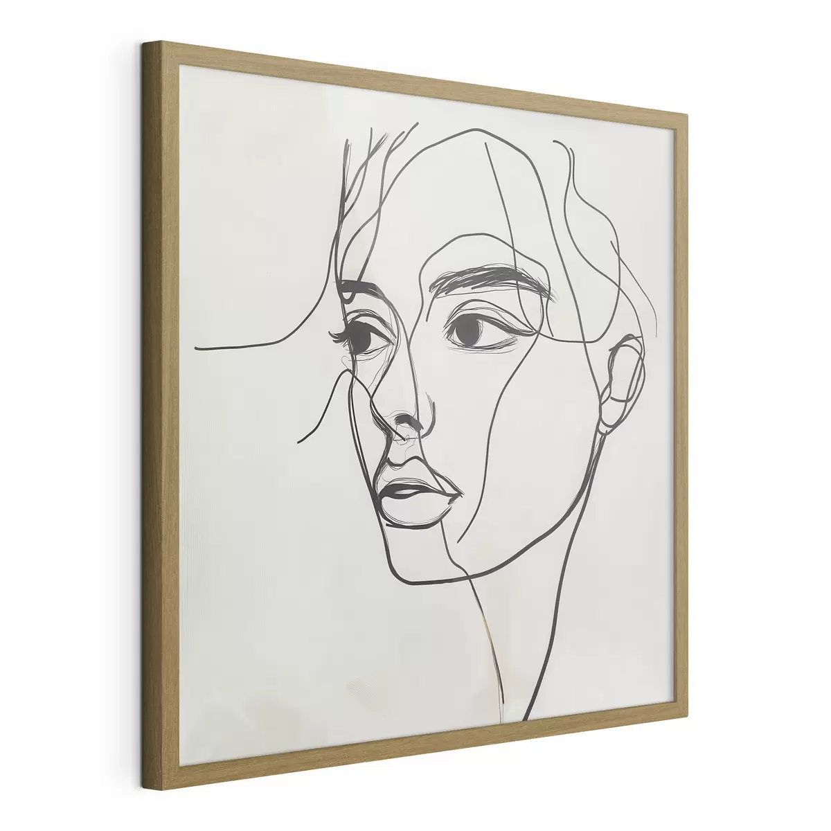 Plakatas Linijinis veido portretas f51002