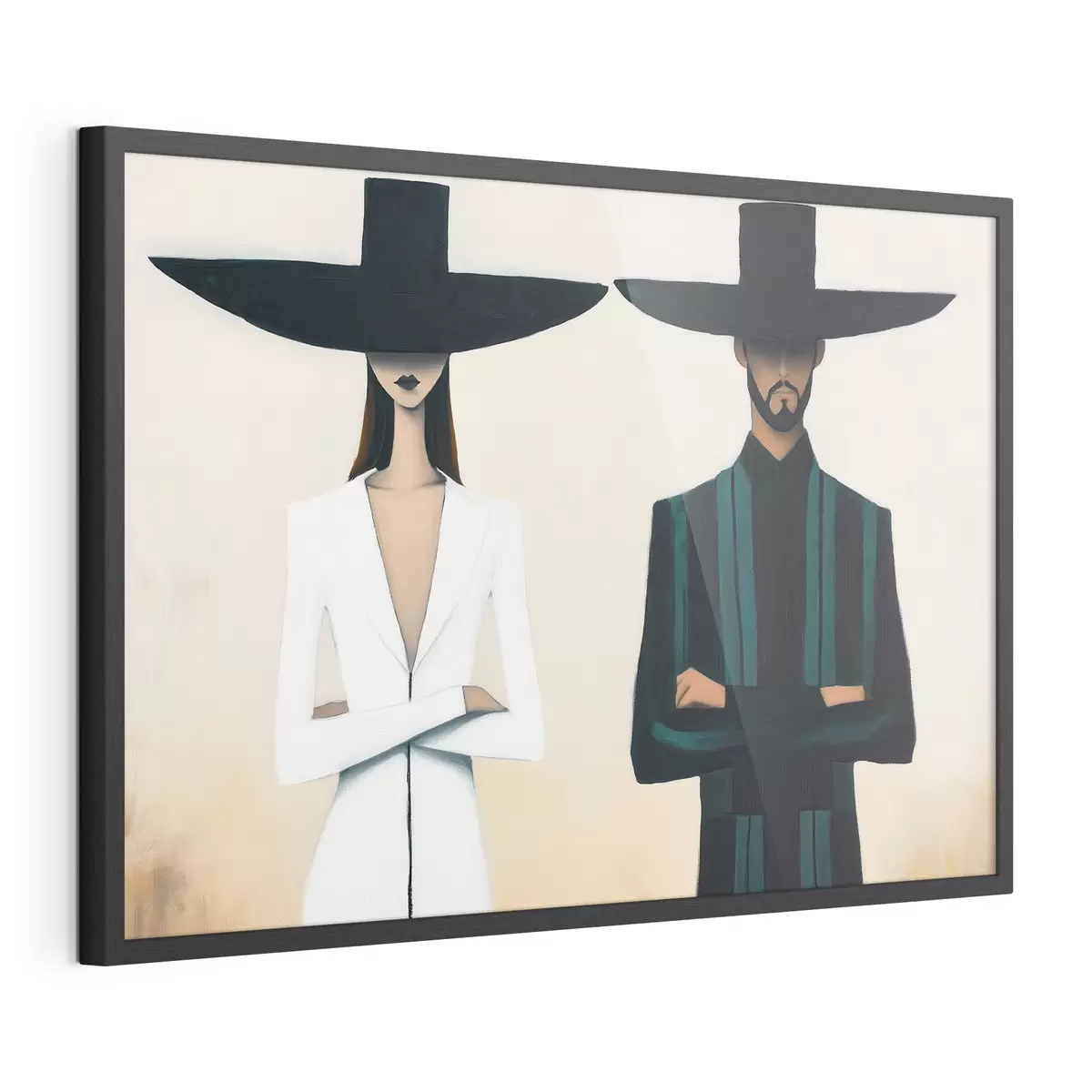 Plakatas Pora, dėvinti plačiabriaunius skrybėles f51003