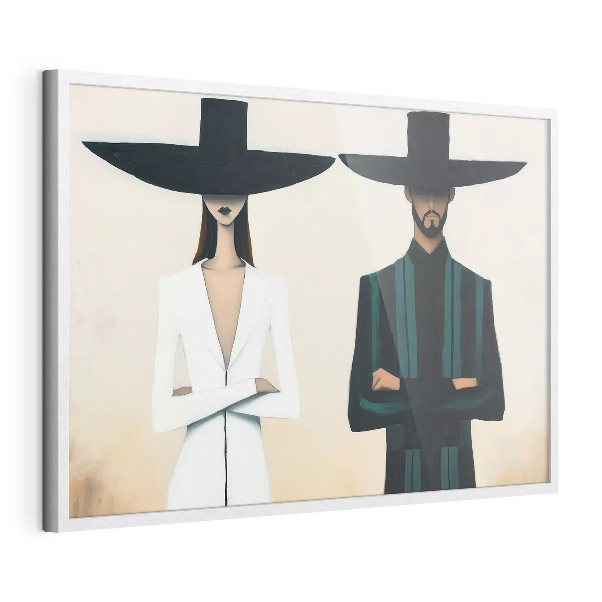 Plakatas Pora, dėvinti plačiabriaunius skrybėles f51003