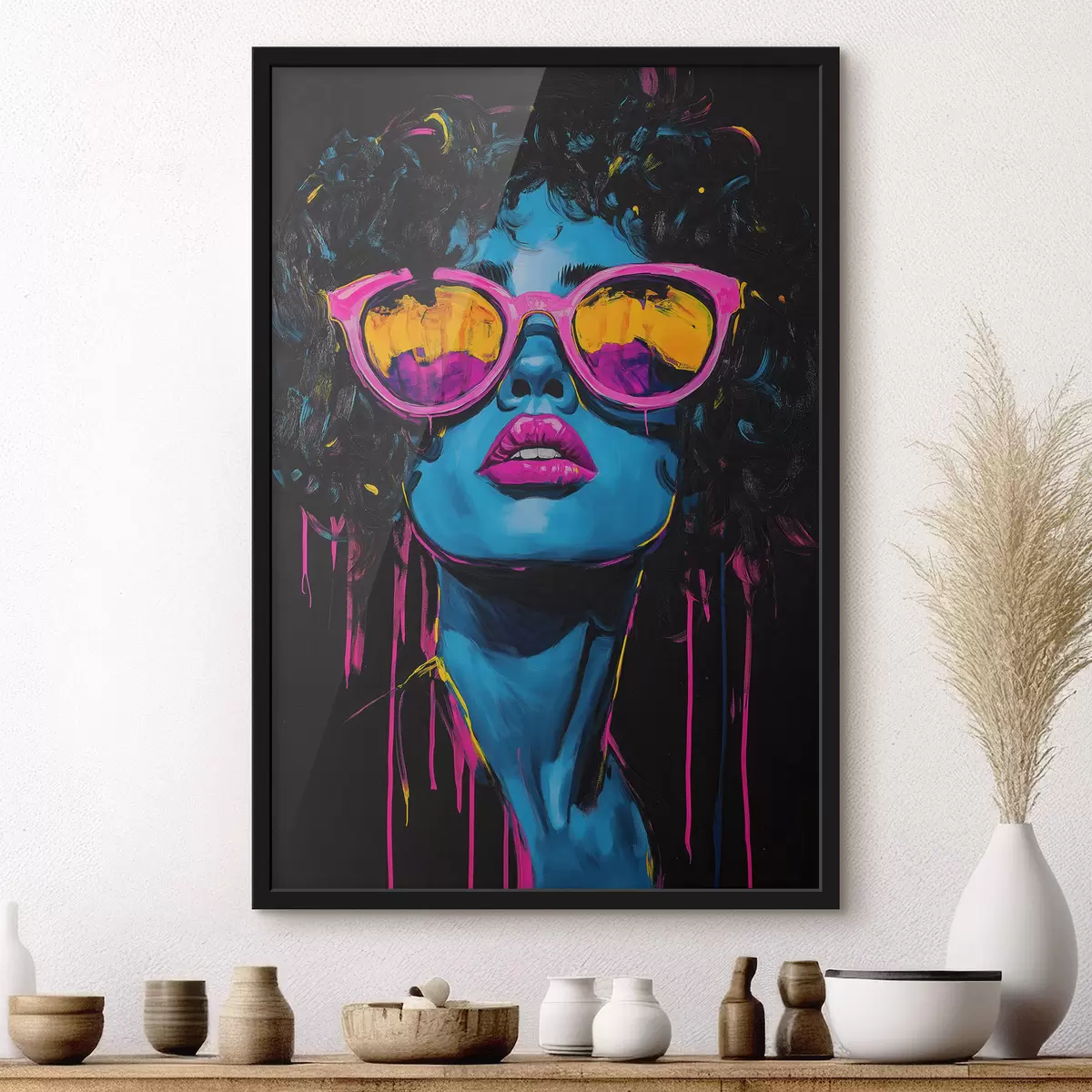 Plakatas Abstraktus portretas f51009