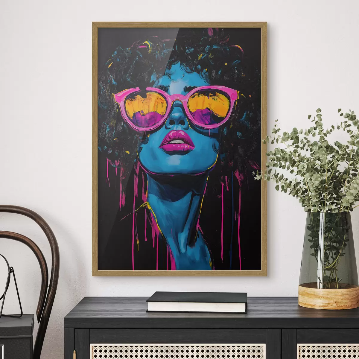 Plakatas Abstraktus portretas f51009
