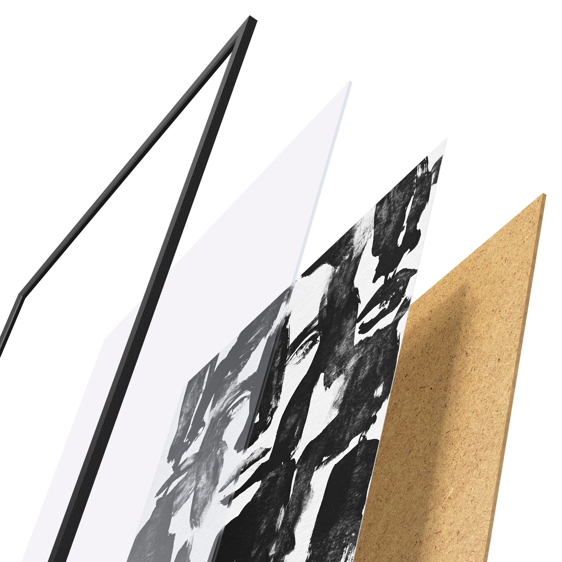 Plakatas Abstraktūs veidai d31035