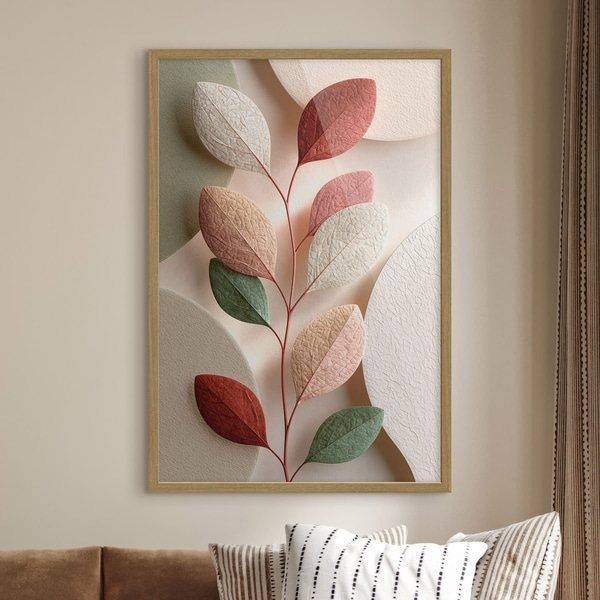 Plakatas Šiuolaikinė botaninė kompozicija, Plakatai gamta, f50864wo : Uwalls