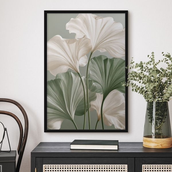 Plakatas Švelnūs lapai, Plakatai gamta, f50867bk : Uwalls