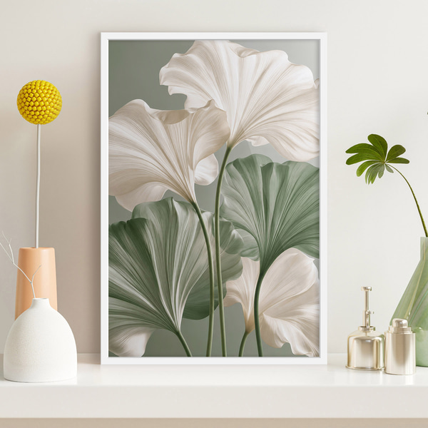 Plakatas Švelnūs lapai, Plakatai gamta, f50867wh : Uwalls