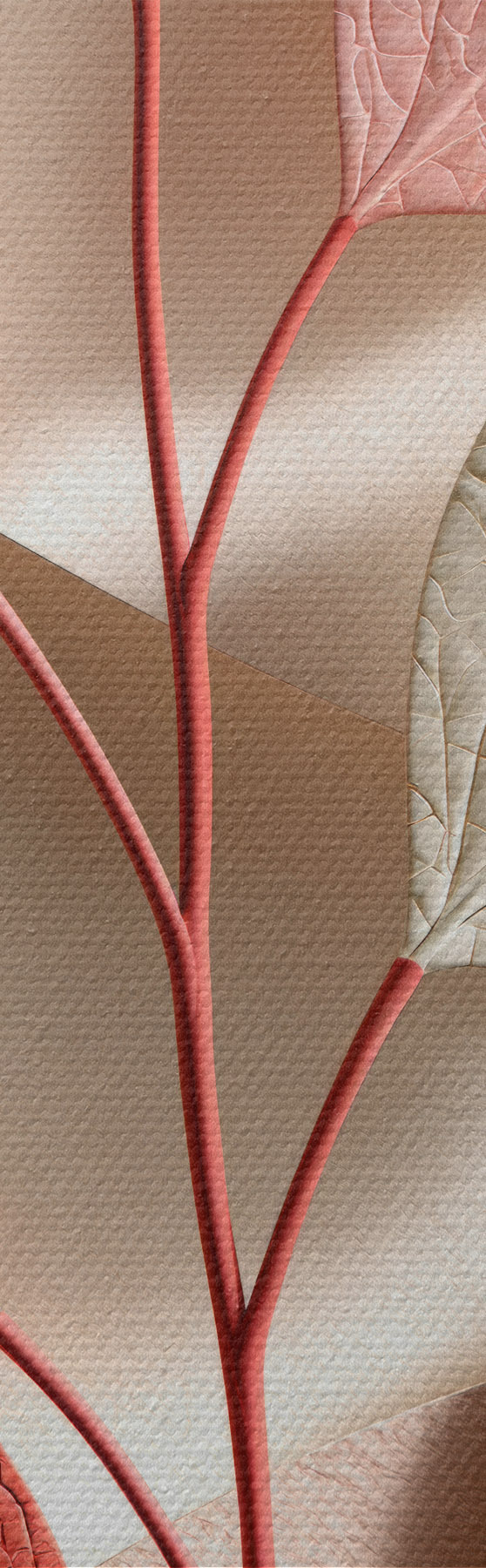 Paveikslėlis Botaninė šaka su geometrinėmis figūromis s50863