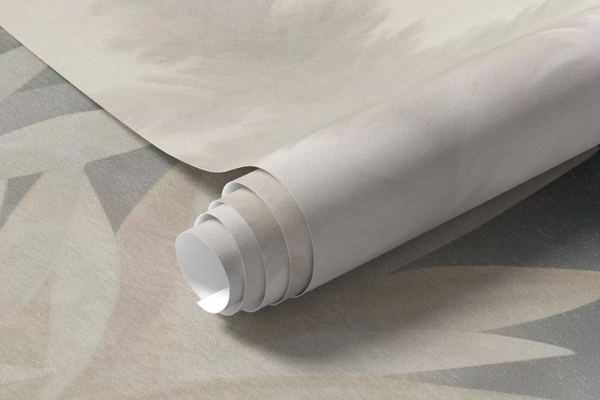 Fototapetai Peizažas su aukšta laukine žole ir pušynu, minimalistinis tekstūrinis stilius w10082