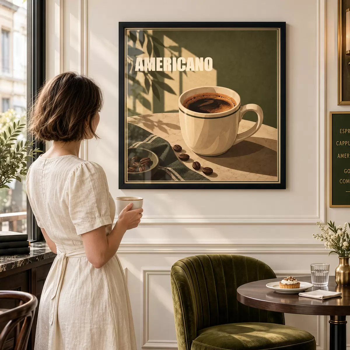 Plakatas Mėgaukitės šia akimirka su „Americano“ f50872