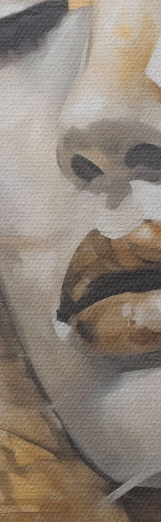 Paveikslėlis Abstraktus jaunos moters portretas, imituojantis tapybos kūrinį s51130