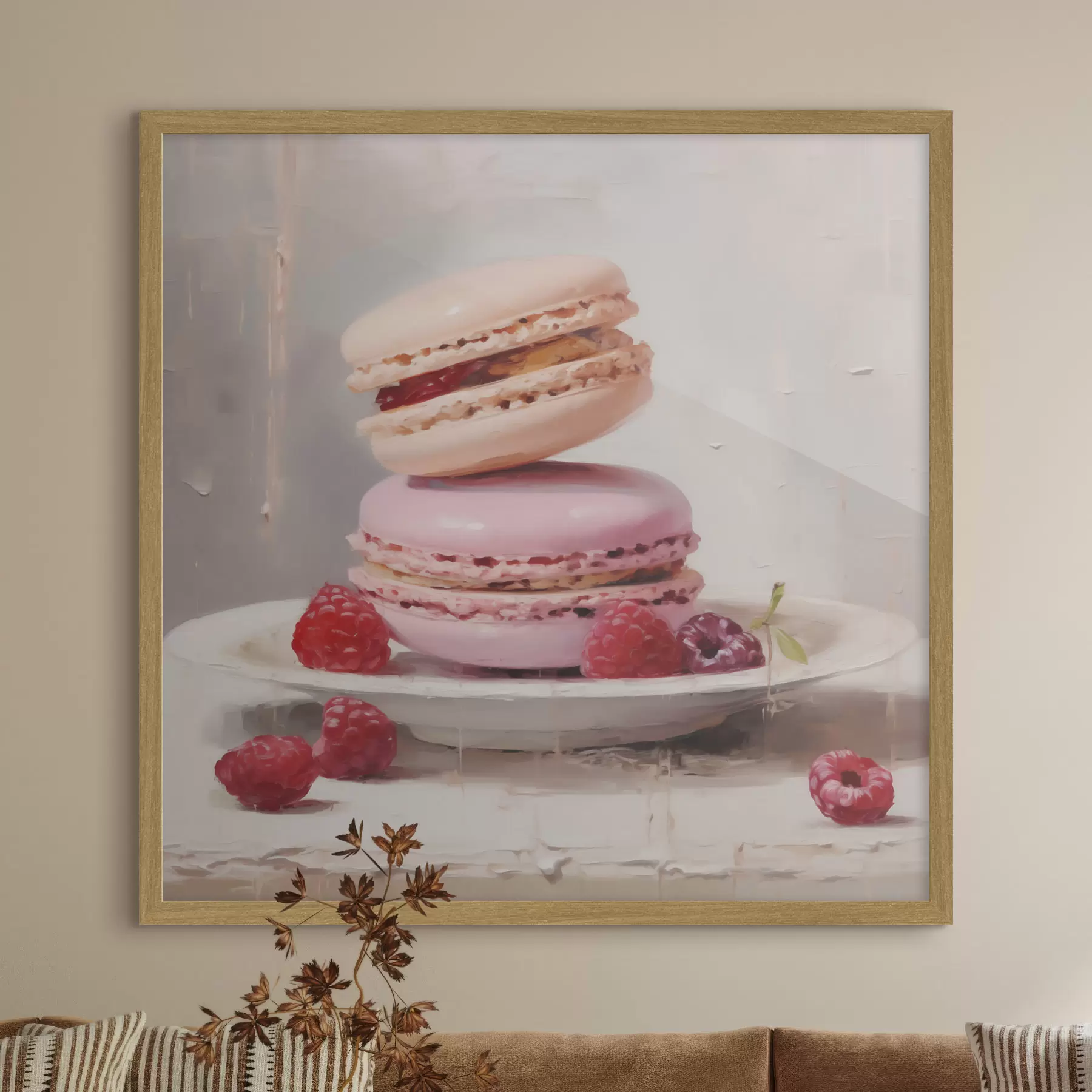 Fototapetai Makaronai ant lėkštės, tarsi paveiksle f51143