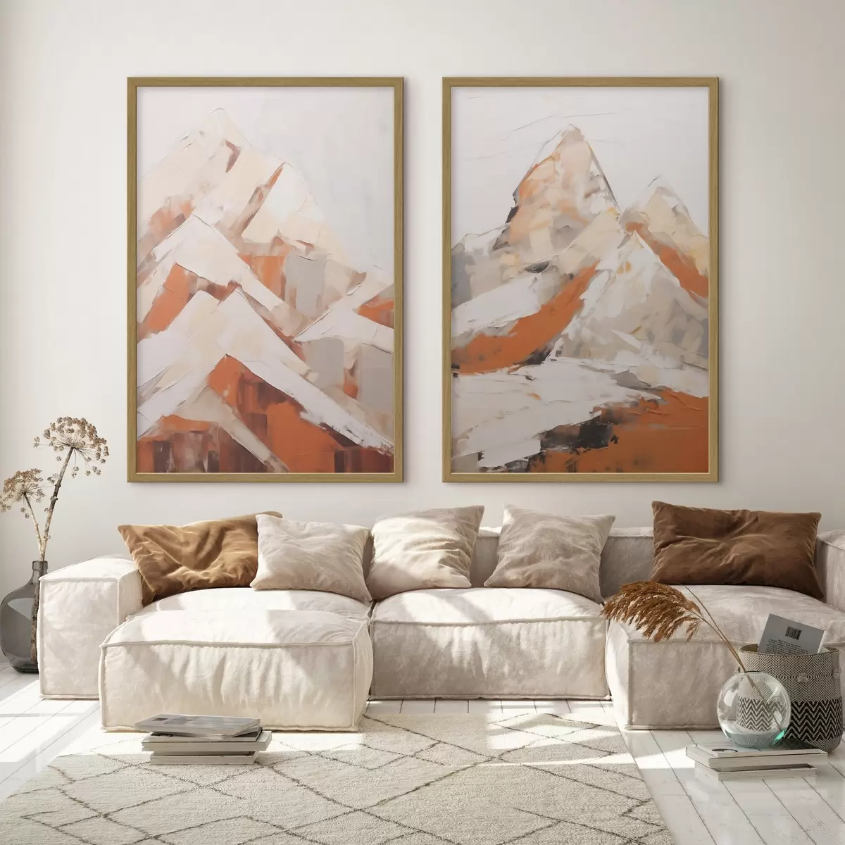 Plakatas Kalnai, paveikslo imitacija d31094