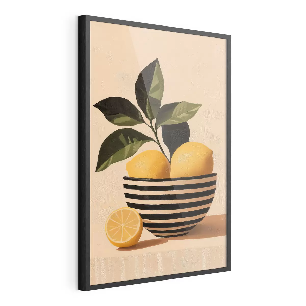 Plakatas Citrinos dryžuotoje dubenyje f51046