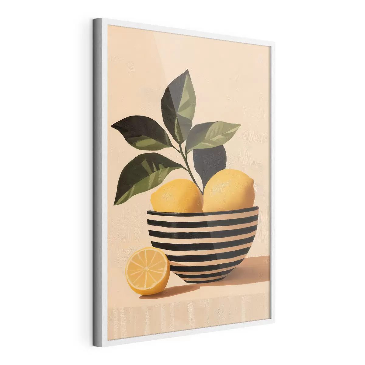 Plakatas Citrinos dryžuotoje dubenyje f51046